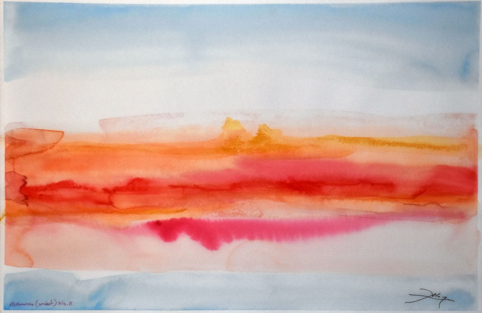 Brumas (Watercolor) No.11 - Abisay Puentes Art