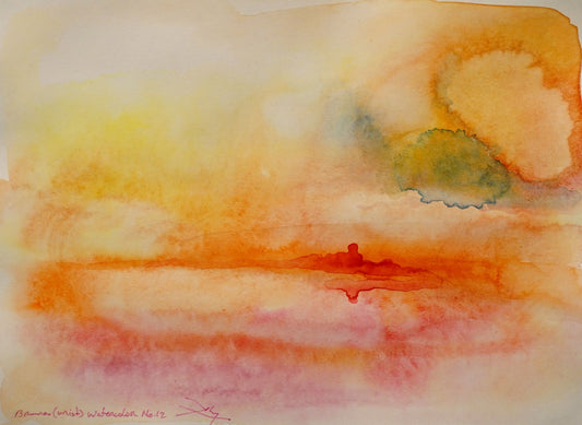 Brumas (Watercolor) No.12 - Abisay Puentes Art