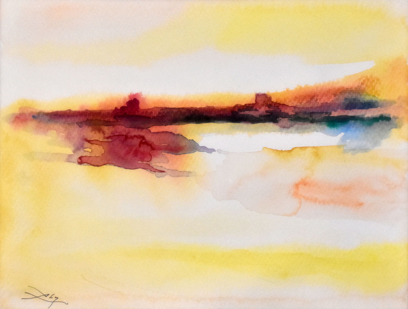 Brumas (Watercolor) No.17 - Abisay Puentes Art