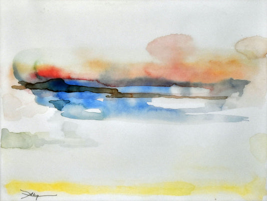 Brumas (Watercolor) No.19 - Abisay Puentes Art