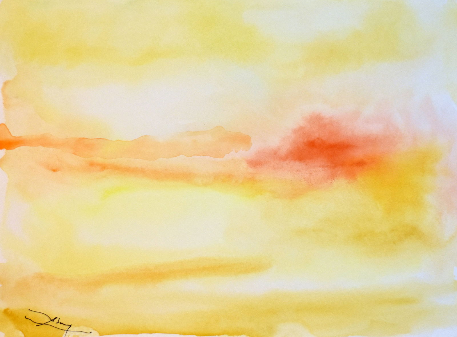 Brumas (Watercolor) No.21 - Abisay Puentes Art